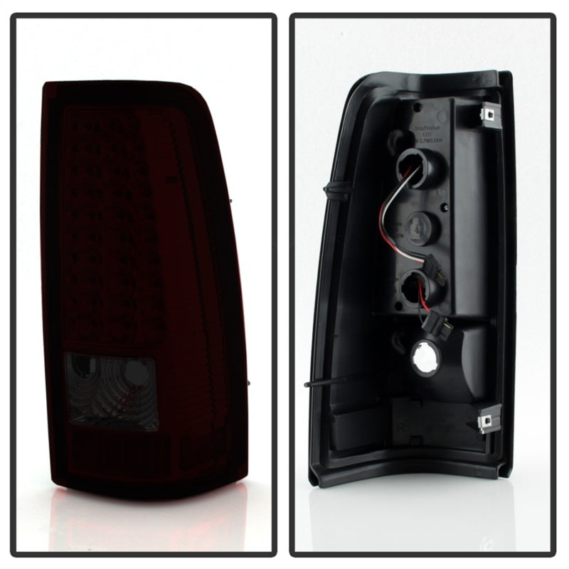 SPYDER Xtune Chevy Silverado 1500/2500/3500 99-02 LED Tail Lights Red Smoke ALT-ON-CS99-LED-RS 5011763 5011763 Photo - Unmounted
