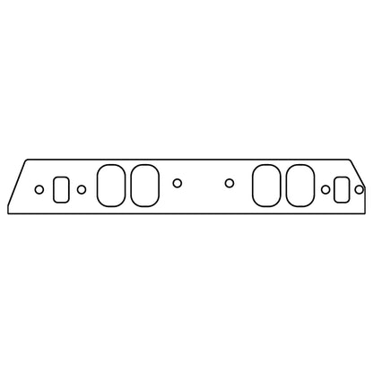 Cometic Gasket Chevrolet MkIV / GM Gen-V/VI Big Block V8 .060in Fiber Intake Manifold Gasket C15497-060 C15497-060 Photo - Primary