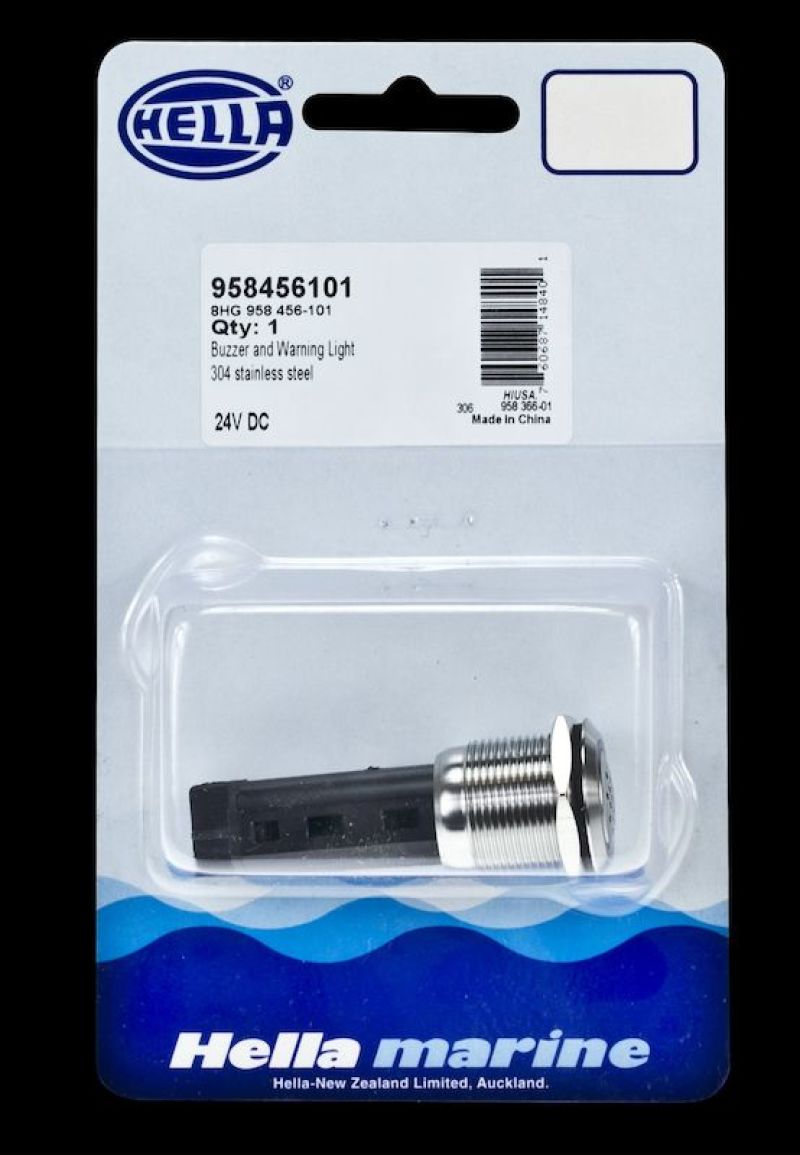 Hella Warning Buzzer Mg24 Red 8Hg 958456101 958456101 Photo - out of package