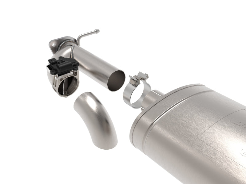 aFe Gemini XV 3in 304 SS Cat-Back Exhaust 19-21 Ram 1500 V8 5.7L Hemi w/ Black Tips 49-32081-B 49-32081-B Photo - Close Up