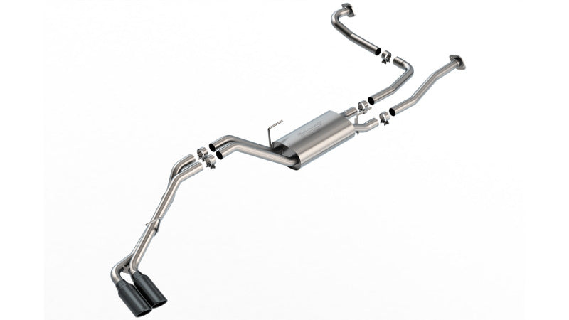 Borla 22-24 Nissan Frontier S-Type Cat Back System - Black Chrome 140984BC 140984BC Photo - Primary