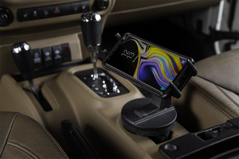 Daystar Hands Free Phone Grip Fits In Cup Holder DASKU81001BK KU81001BK Photo - Mounted