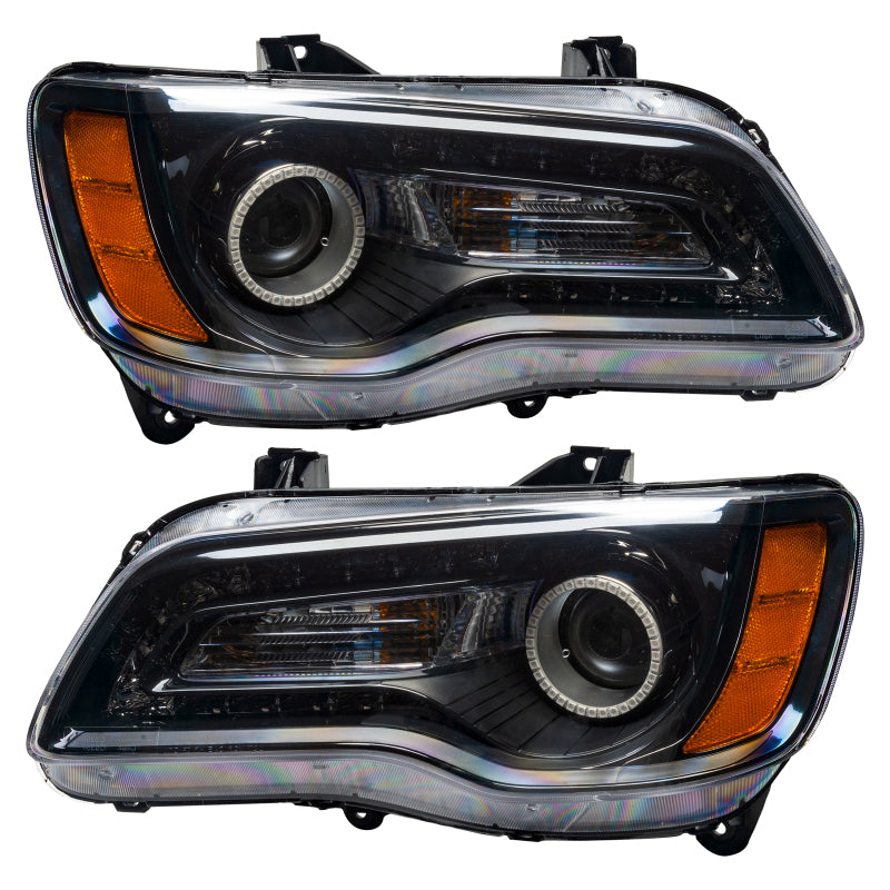 ORACLE Lighting Oracle 11-14 Chrysler 300C SMD HL - Black - NON HID - ColorSHIFT w/ Simple Controller 7729-504 7729-504 Photo - lifestyle view