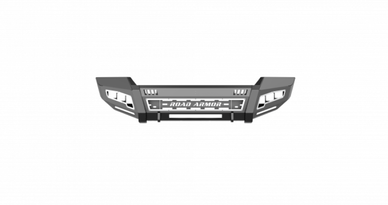 Road Armor 11-16 Ford F-450/550 iDentity FR Bumper Full Kit  - Black Light Tex. 6114DF-B1-P3-MR-BH-B