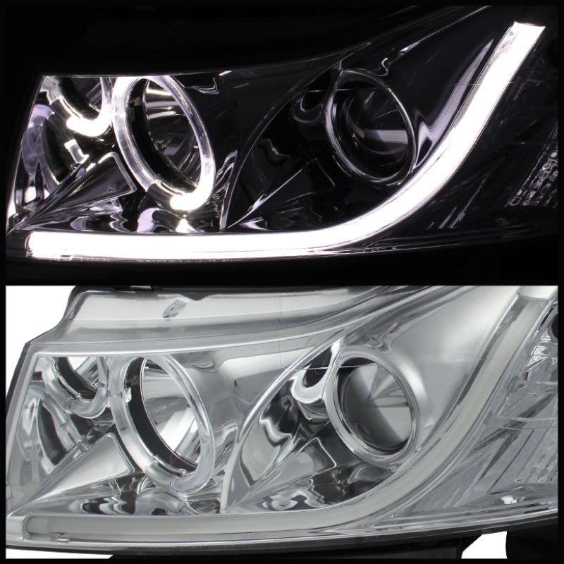 Spyder Chevy Cruze 11-14 Projector Headlights Light Tube DRL Chrm PRO-YD-CCRZ11-LTDRL-C 5074171 5074171 User 1