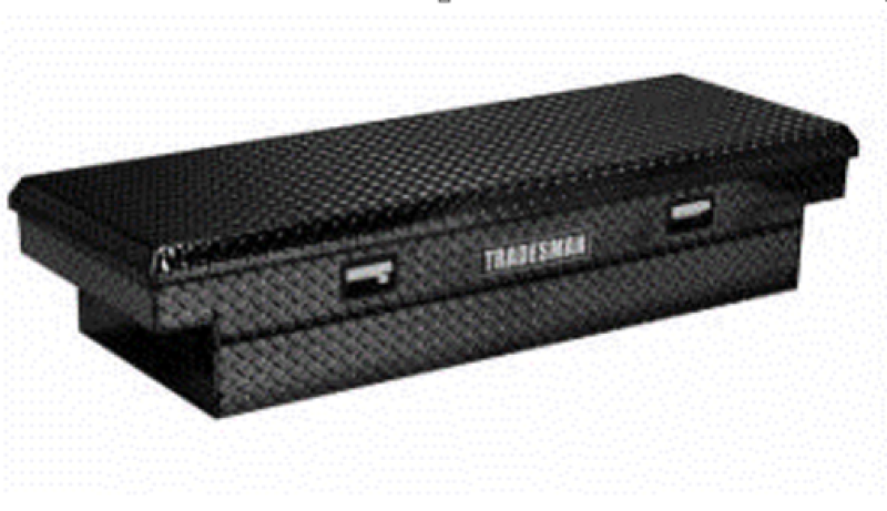Tradesman Aluminum Economy Cross Bed Truck Tool Box (60in./Front Opening) - Black 7111002 7111002 User 1