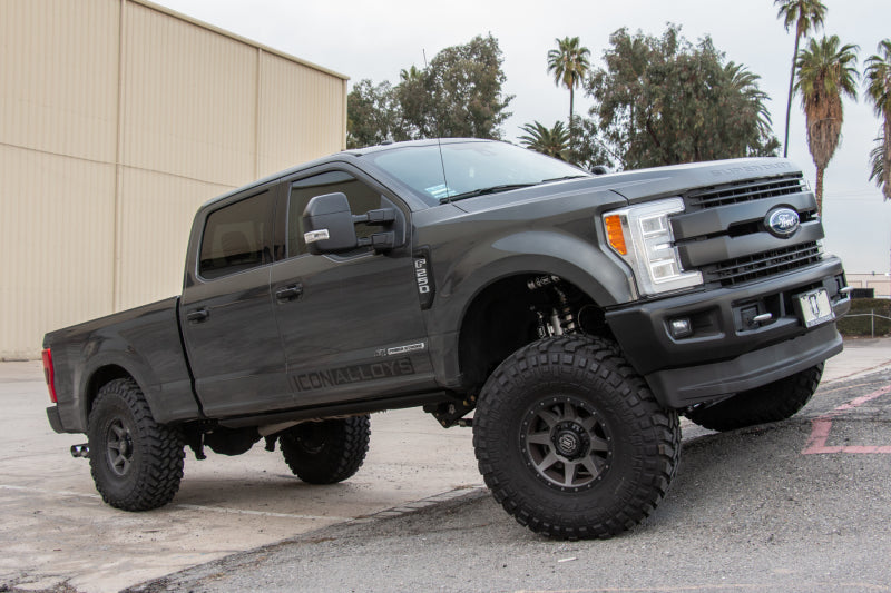 ICON Rebound 17x8.5 8x170 6mm Offset 5in BS 125mm Bore Satin Black Wheel 1817858150SB 1817858150SB Photo - Mounted