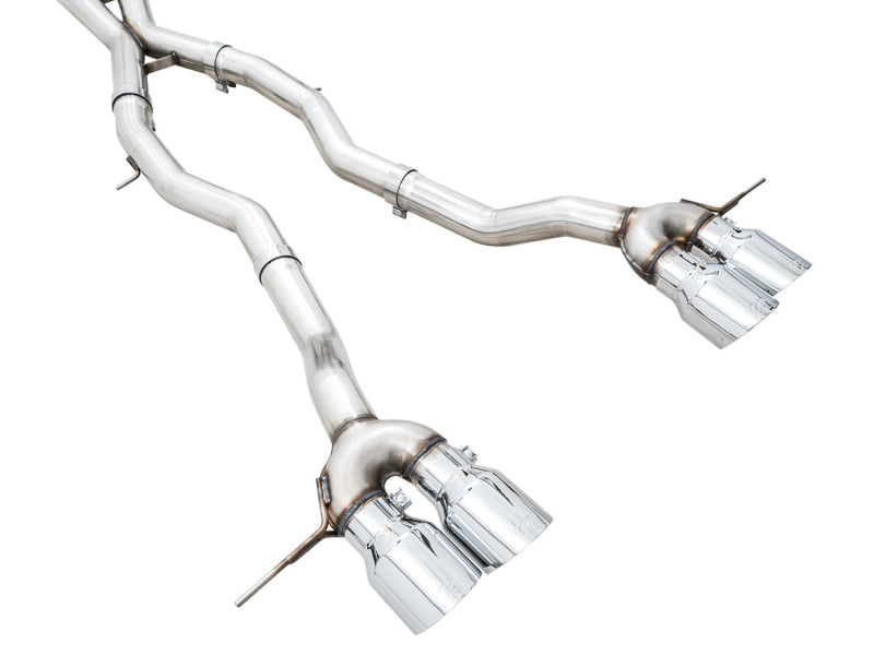 AWE Tuning AWE Track Edition Catback Exhaust for BMW G8X M3/M4 - Chrome Silver Tips 3020-43482 3020-43482 Photo - out of package