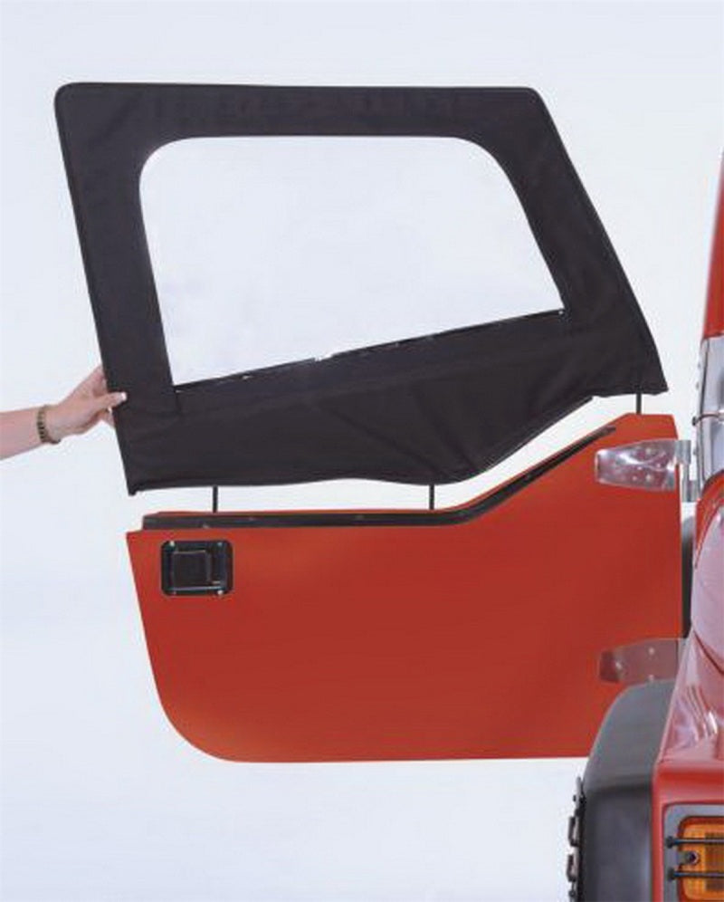 Rampage 1997-2006 Jeep Wrangler(TJ) Door Skins - Black Diamond 89735 89735 Photo - Primary