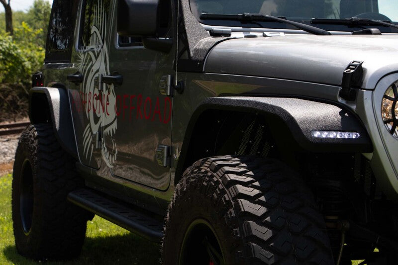 Fishbone Offroad 2018+ Jeep Wrangler JL Rear Fenders Elite Aluminum FB33195R FB33195R Photo - lifestyle view