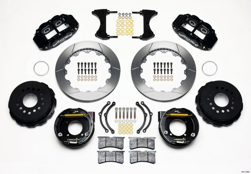 Wilwood FNSL4R Rear P-Brk Kit, 12.88", Chevy 12 Bolt w/ C-Clips 140-12964 Photo - Primary