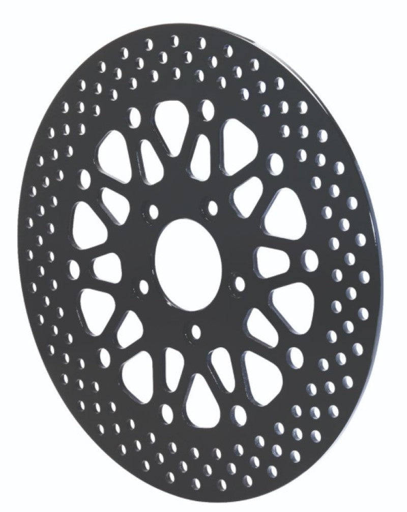 Wilwood Rotor-Rear-H-D Motorcycle, 84-99, Black Finish 11.50 x .196 - 5 on 3.2 160-10663-BK User 1
