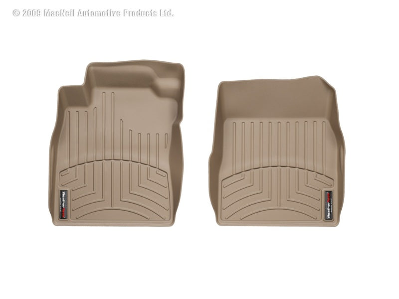 WeatherTech WT FloorLiner - Front - Tan Floor Mats Floor Mats - Rubber main image