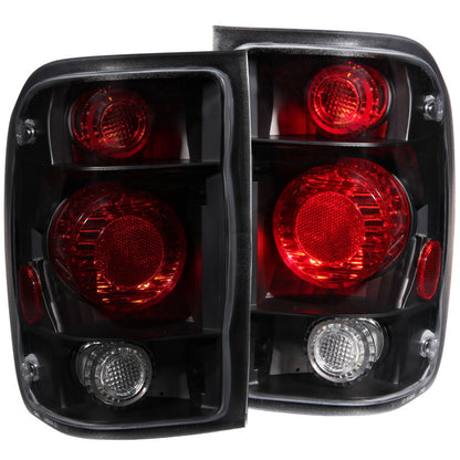 Anzo Smoke Black Euro Tail Lights 1998-2000 Ford Ranger 211178 Photo - Primary