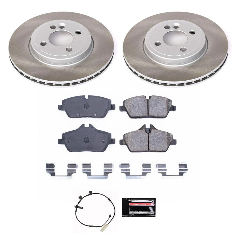 PowerStop Power Stop 11-15 Mini Cooper Front Semi-Coated Rotor Kit SC6739 SC6739 Photo - Primary