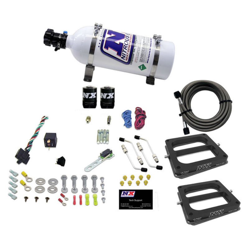 Nitrous Express Dual/Dominator/Gasoline Nitrous Kit (50-300HP) w/5lb Bottle 30270-05 30270-05 Photo - Primary