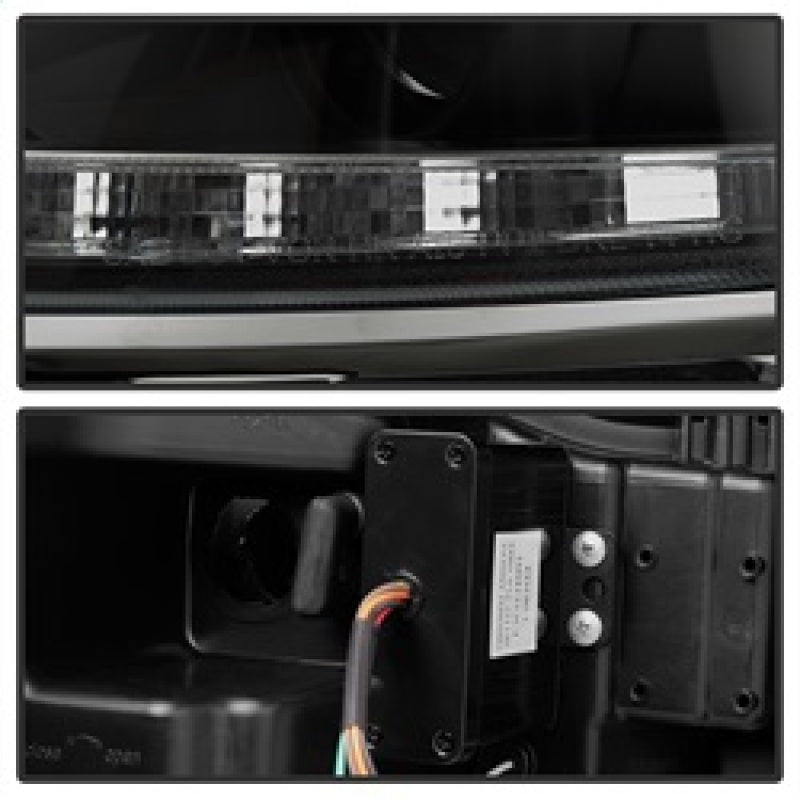 Spyder Lexus GS 300 / 350 / 450 06-11 Headlights - HID Model Only - Black PRO-YD-LG06-HID-DRL-BK 5082800 5082800 Photo - Unmounted