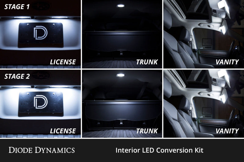 Diode Dynamics 96-02 Toyota 4Runner Interior LED Kit Cool White Stage 2 DD0630 DD0630 User 3
