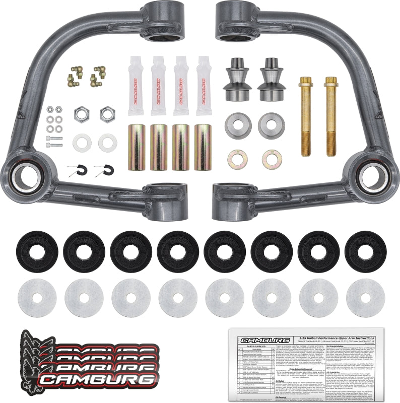 Camburg Toyota Tacoma Pre/4WD 05-23 / 4-Runner 03-23 / FJ 07-14 1.25in Uniball Upper Arms CAM-310036 CAM-310036 Photo - out of package