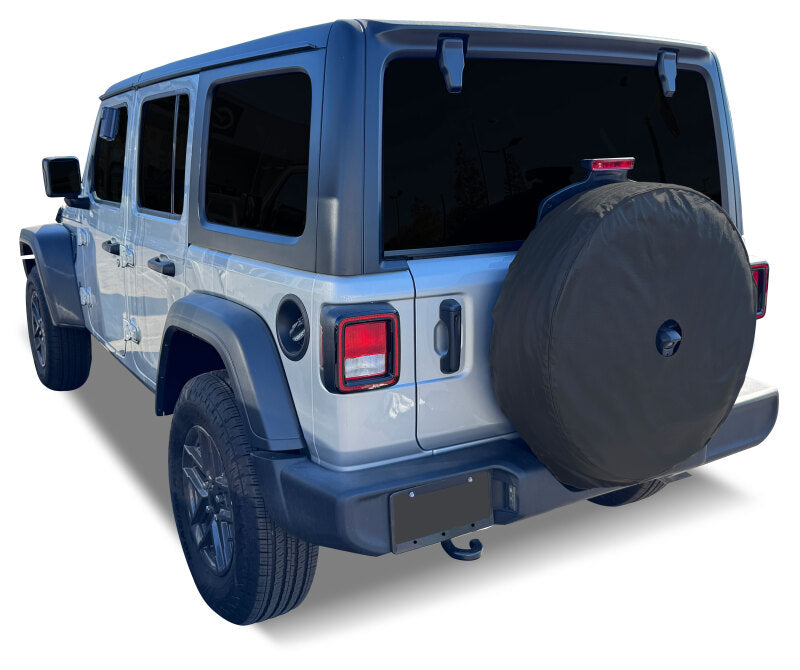 Covercraft Heavy Duty Spare Tire Cover w/ Back Up Camera Opening - 26.5in - 29in x 6in - 8.75in Tire ST1101BK ST1101BK Photo - out of package