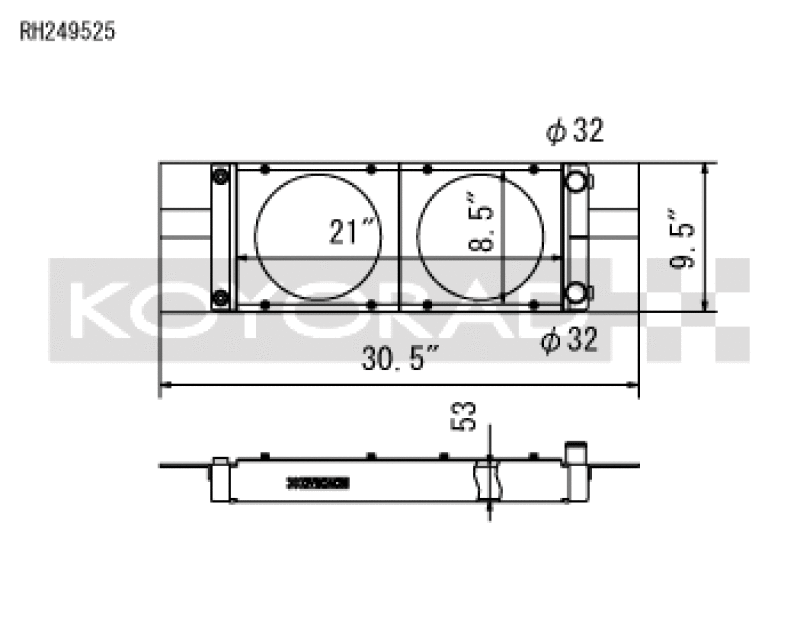 Koyo KOY Racing Radiators Cooling Radiators main image