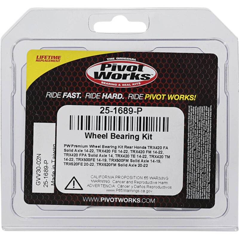 Pivot Works Pw Premium Wheel Bearing 25-1689-P 25-1689-P Photo - Primary