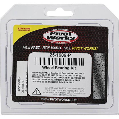 Pivot Works Pw Premium Wheel Bearing 25-1689-P 25-1689-P Photo - Primary