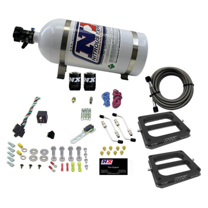 Nitrous Express Dual Dom/Alc Nitrous Kit (100-500HP) w/10lb Bottle 50275-10 50275-10 Photo - Primary