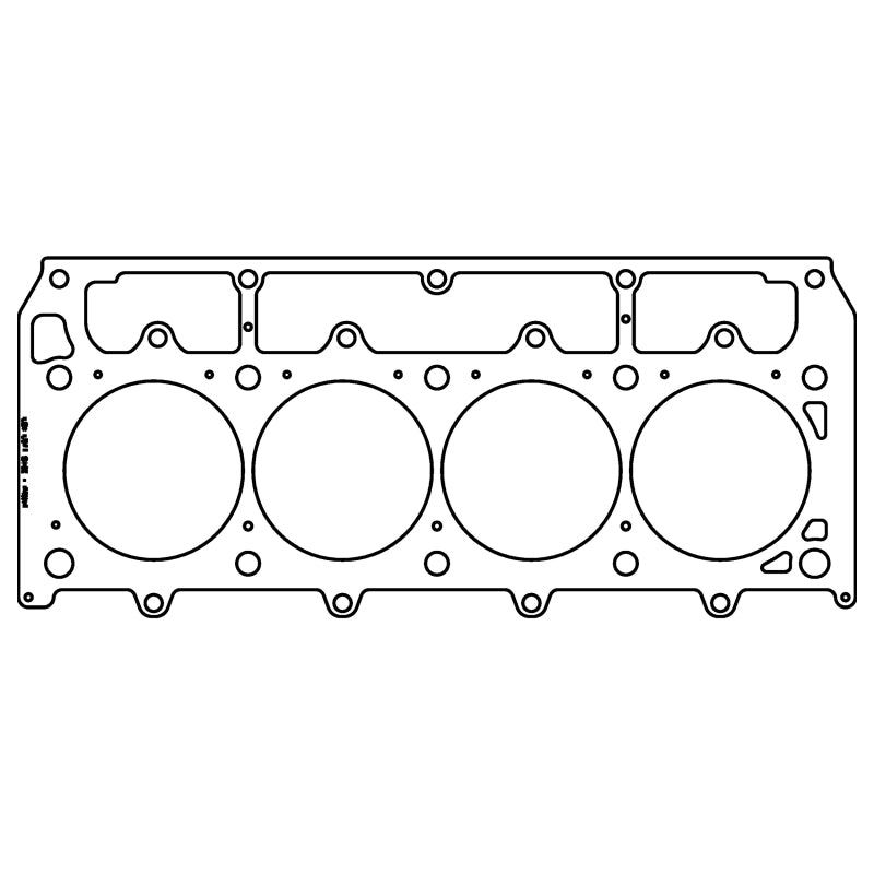 Cometic Gasket Cometic GM LSX Gen-4 Small Block V8 .040in MLX Cyl Head Gskt-4.165in Bore-1/2in and 3/8in Studs-LHS C15502-040 C15502-040 Photo - Primary
