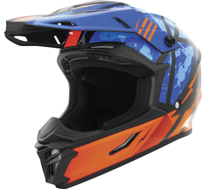 THH Helmets T710X Battle Blu/Org Xs 646376 646376 Photo - Primary
