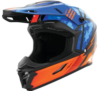 THH Helmets T710X Battle Blu/Org Xs 646376 646376 Photo - Primary