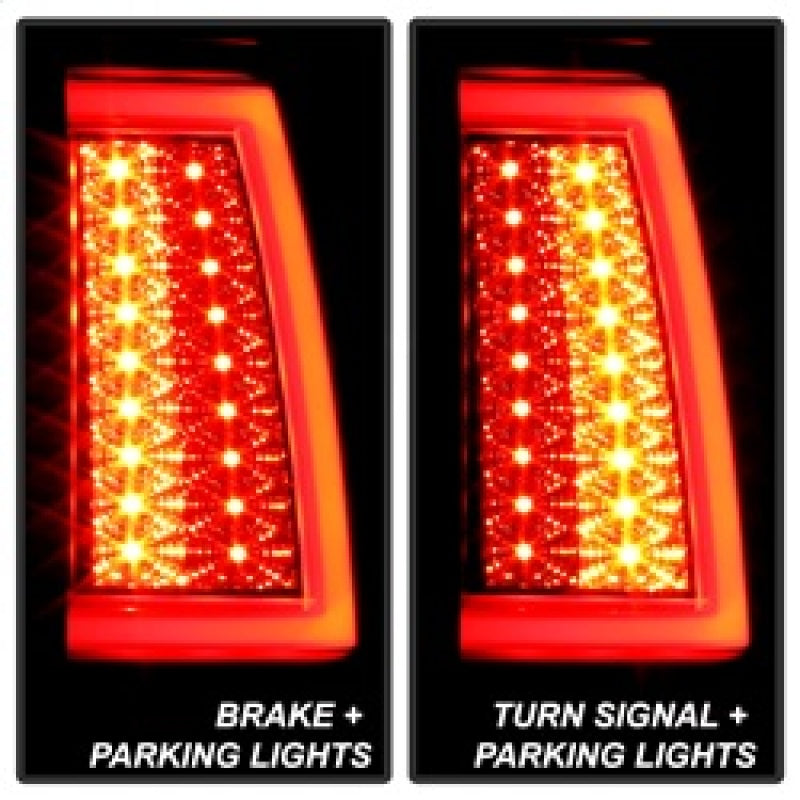 Spyder 03-06  Chevy Silverado (Does Not Fit Stepside) Version 2 LED Tail Lights - Black Smoke 5083272 5083272 Photo - Unmounted