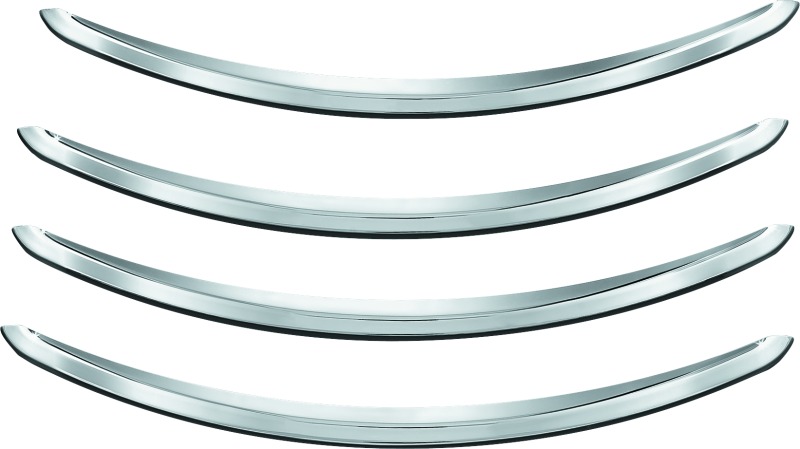 Kuryakyn Rear Fender Accents FLHX & FLTR Models Chrome 7797 7797 Photo - Primary