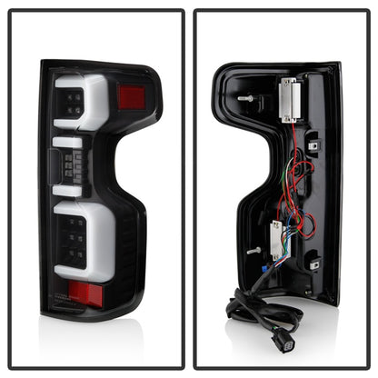 Spyder Chevy Silverado 19-20 LED Tail Light Black ALT-YD-CS19HAL-BK 5087256 5087256 Photo - Unmounted