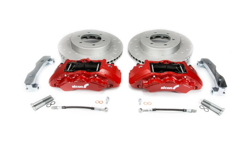 Alcon 2016+ Toyota Tacoma w/ 17in+ Wheels 352x30mm Rotors 6-Piston Red Calipers Front Brake Kit BKF1551G58 BKF1551G58 User 1