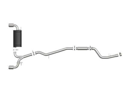 aFe POWER Takeda 2020 Toyota Supra L6-3.0L (t) 3in-2.5in 304 SS CB Exhaust Polished Tips 49-36043-P 49-36043-P Photo - Unmounted