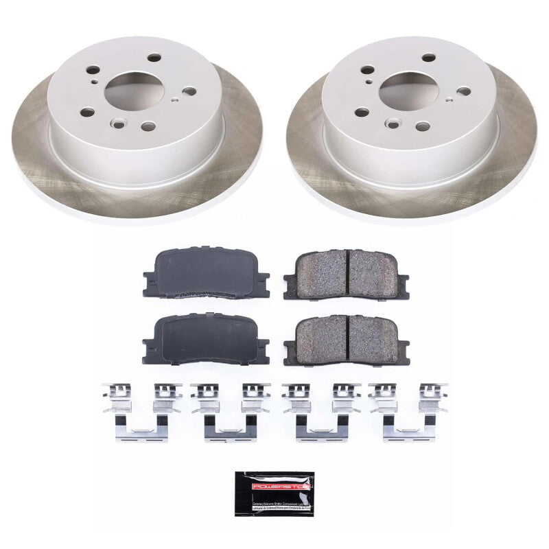 PowerStop Power Stop 02-06 Toyota Camry Rear Semi-Coated Rotor Kit SC2418 SC2418 Photo - Primary