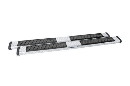 Dee Zee Deezee Universal Tubes - 6In Oval - Black Tread Aluminum (ExtCab) DZ16412 DZ16412 User 1