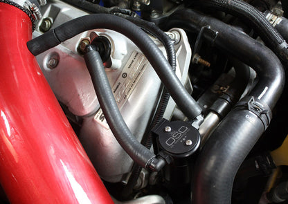 J&L 99-04 Ford Mustang SVT Cobra Passenger Side Oil Separator 3.0 - Black Anodized 3018P-B 3018P-B Photo - Primary