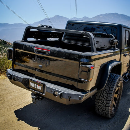 Westin 2021 Jeep Gladiator Overland Cargo Rack - Textured Black 51-10005 51-10005 Photo - Mounted