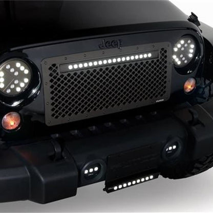 Putco 2007-2017, Jeep Wrangler - Cut to fit - Lighted w/ 20" Luminix Light 270524BL Photo - Primary