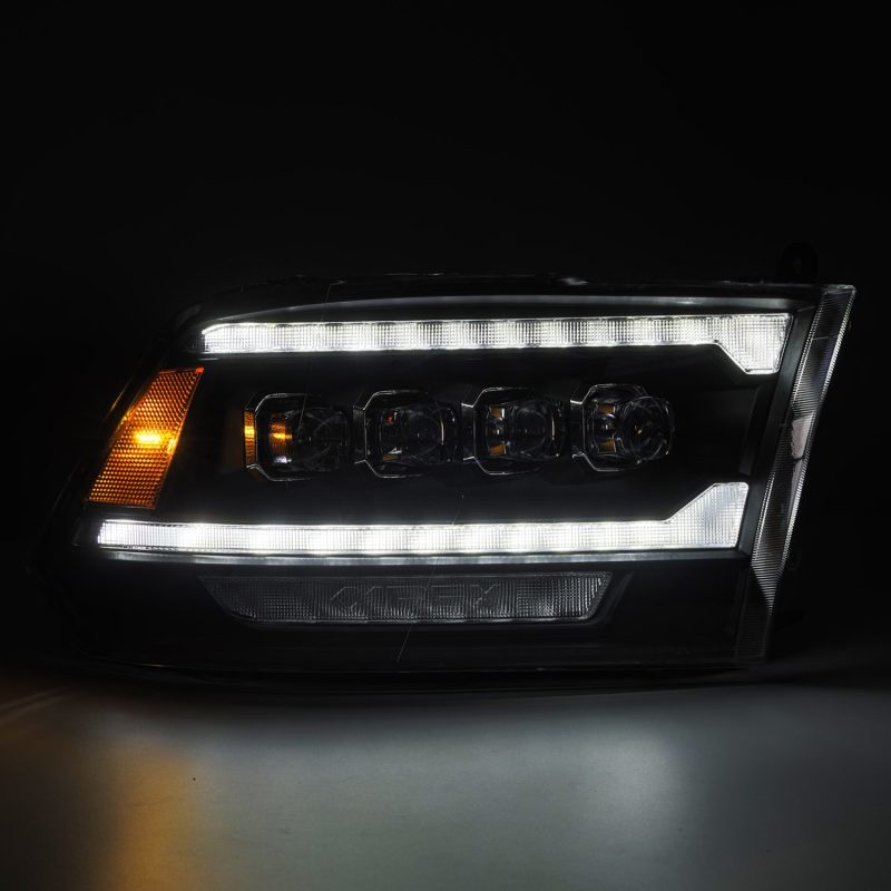 AlphaRex 09-18 Dodge Ram 2500 NOVA LED Proj Headlights Plank Style Design Black w/ Activation Light 880555 880555 User 4