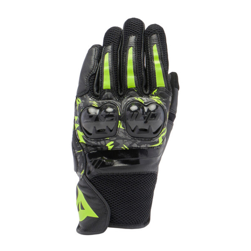 Dainese Mig 3 Unisex Leather Gloves Black/Anthracite/Yellow Fluorescent - Small 201815934-P18-S 201815934-P18-S User 1