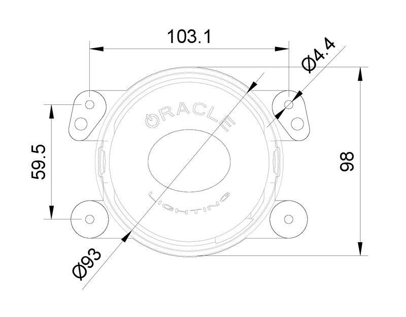 ORACLE Lighting Oracle Jeep Wrangler JK/JL/JT High Performance W LED Fog Lights 5846-504 5846-504 Photo - Mounted