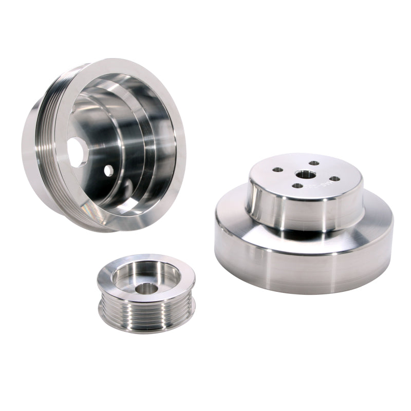 BBK Performance 88-95 GM Truck 4.3/5.0/5.7L 3P Underdrive Pulleys (Aluminum) 1603 Photo - Primary