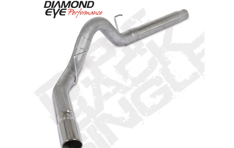 Diamond Eye Performance Diamond Eye 18-19 Ford 3.0L Powerstroke F150 - 4in Aluminized DPF Back Exhaust Kit w/ Tip 4512BRA-DE K4382A-SS