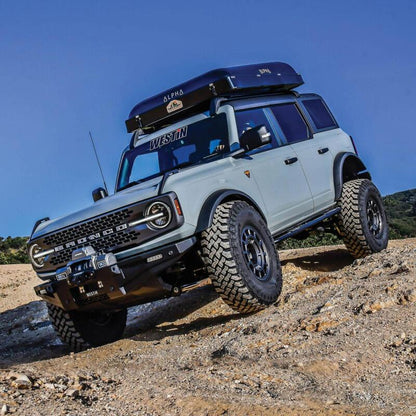 Westin 21-23 Ford Bronco 4dr (Excl. Bronco Sport) Rock Slider - Textured Black 42-14195 42-14195 Photo - Mounted