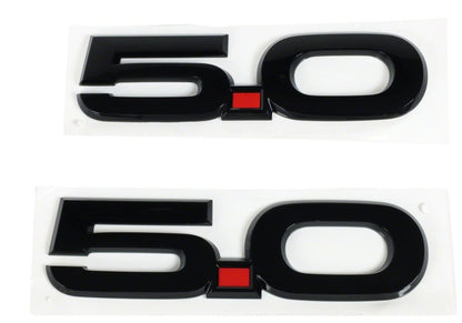 Ford Performance Parts 15-17 Ford Mustang 5.0L Fender Emblem Black M-1447-M50AB Photo - Unmounted