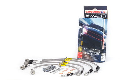 Goodridge 17-18 Honda Civic Si (Si Model Only) SS Brake Line Kit 20040 20040 Photo - Primary