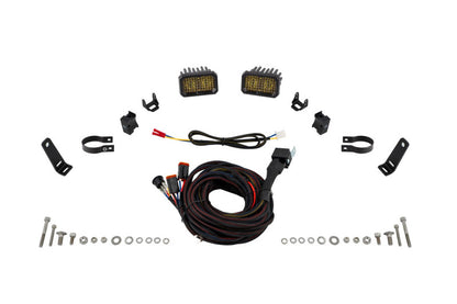 Diode Dynamics Stage Series 1 3/4 In Roll Bar Chase Light Kit SSC2 Pro - Yellow (Pair) DD7737 DD7737 Photo - Primary